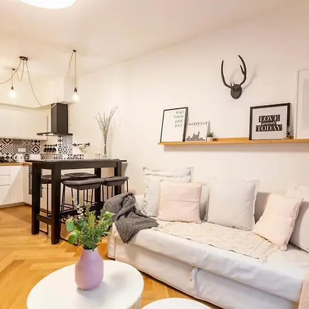 Romantic By Andrassy Street With Garage And Rooftop Pool Apartment
